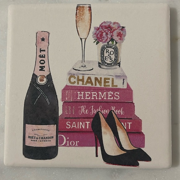 Set of 4 Assorted Coasters - Designer Inspired Art by Amanda Greenwood 🎁 - Picture 5 of 7